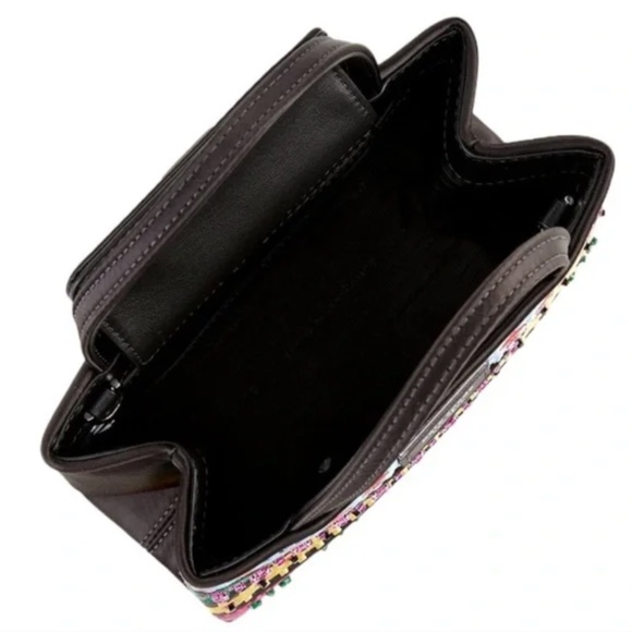 Kate Spade MANHATTAN CARNIVAL FAIR ISLE Purse Mini Tote with Crossbody Strap - Picture 3 of 13